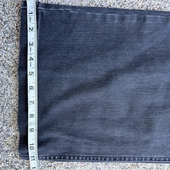 Soft Surroundings Women’s Wide Leg Charcoal Black Denim Jeans size 14 - Picture 9 of 9